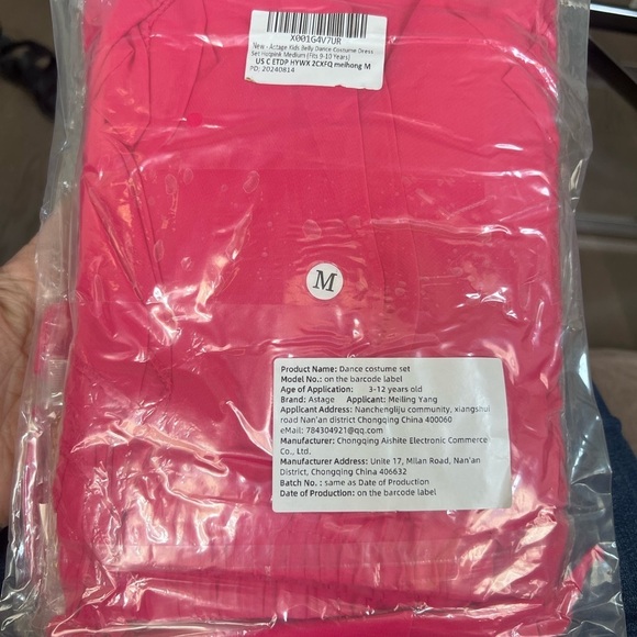 Kids Pink Belly Dancer Costume - Picture 3 of 4